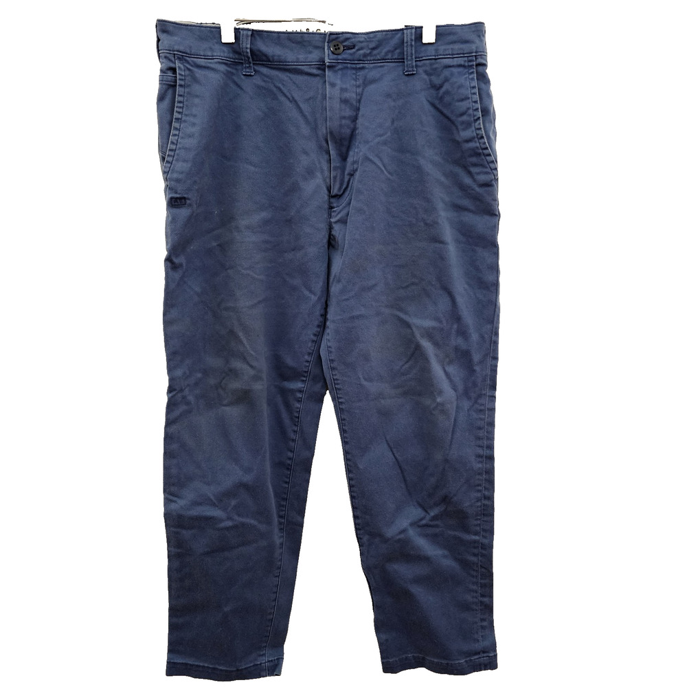 Mens American Eagle Pants 34x32 Blue Workwear Flex Slim Carpentercore Minimalist
